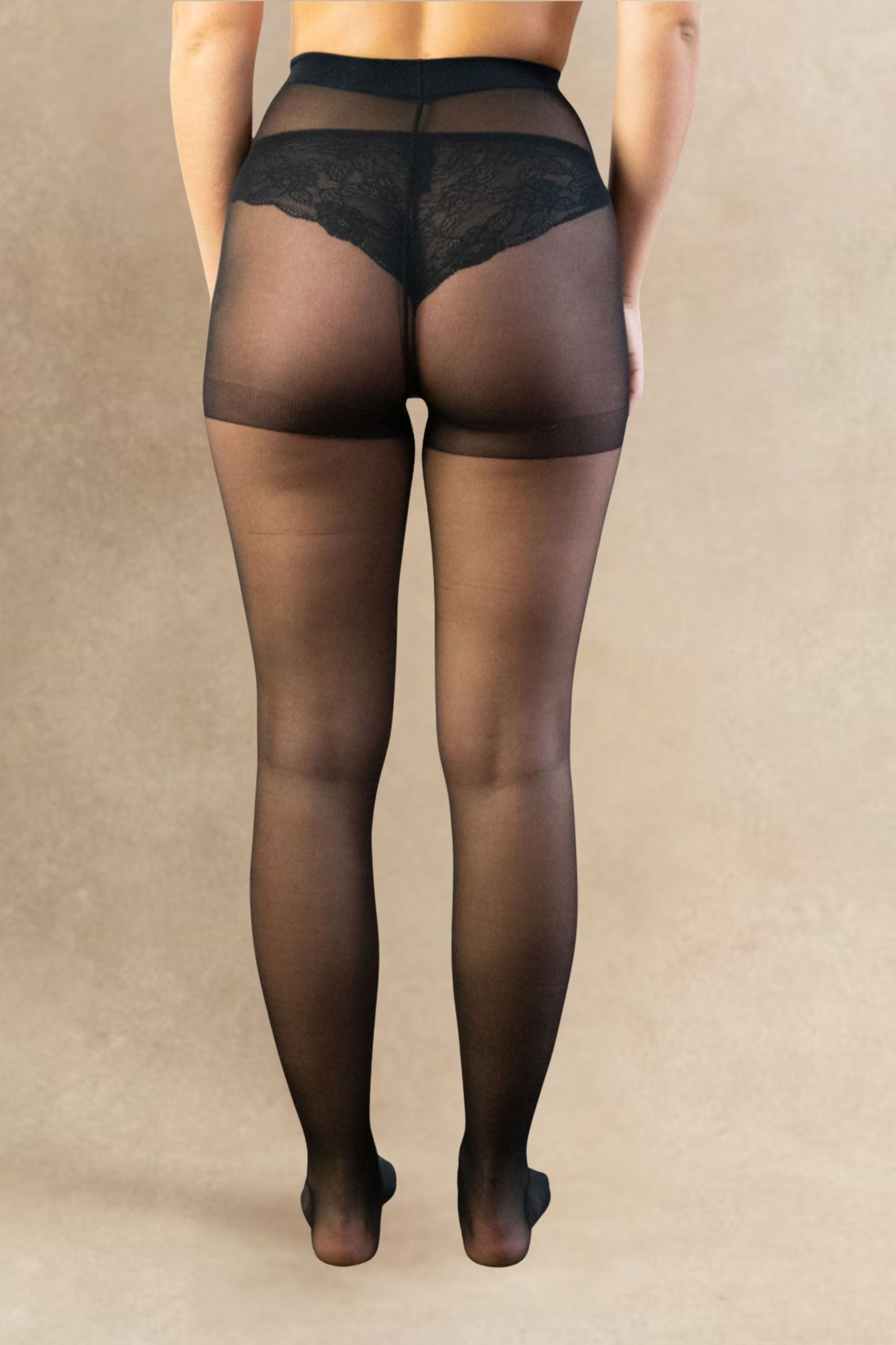 Tights Semi-Opaque Stockings + Mesh Laundry Bag