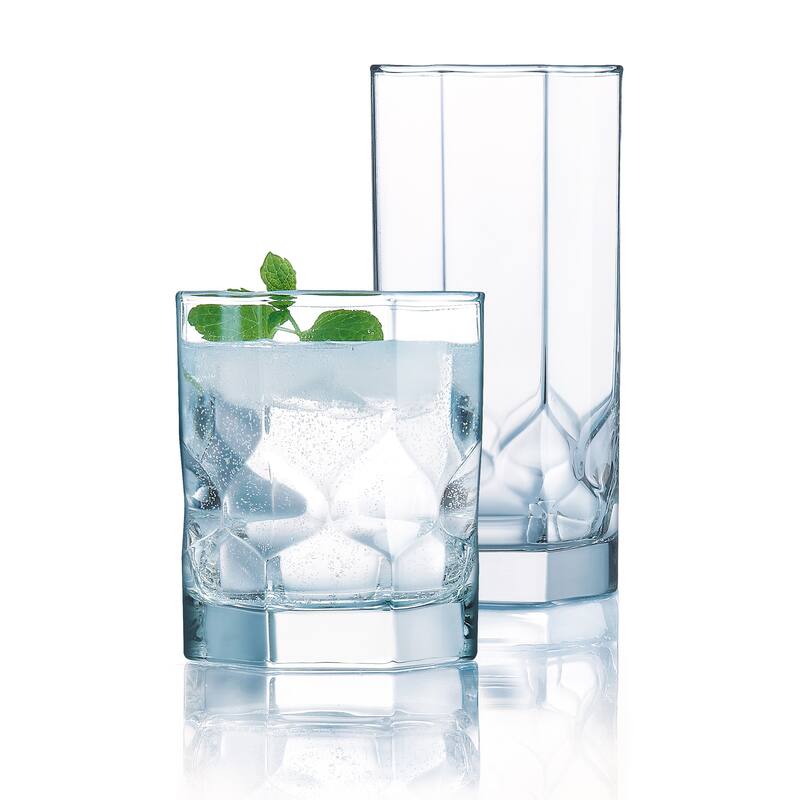 Luminarc 16 Piece Topaz Glassware Set