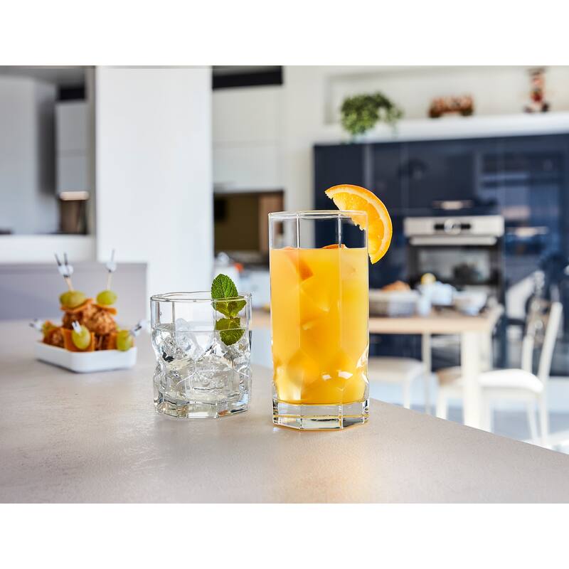 Luminarc 16 Piece Topaz Glassware Set