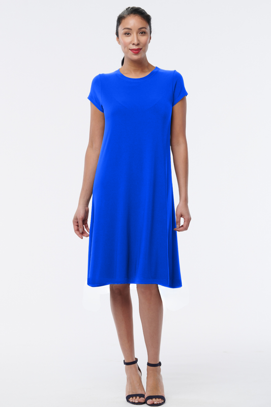 Nice Sustainable Tee Dress with Pockets