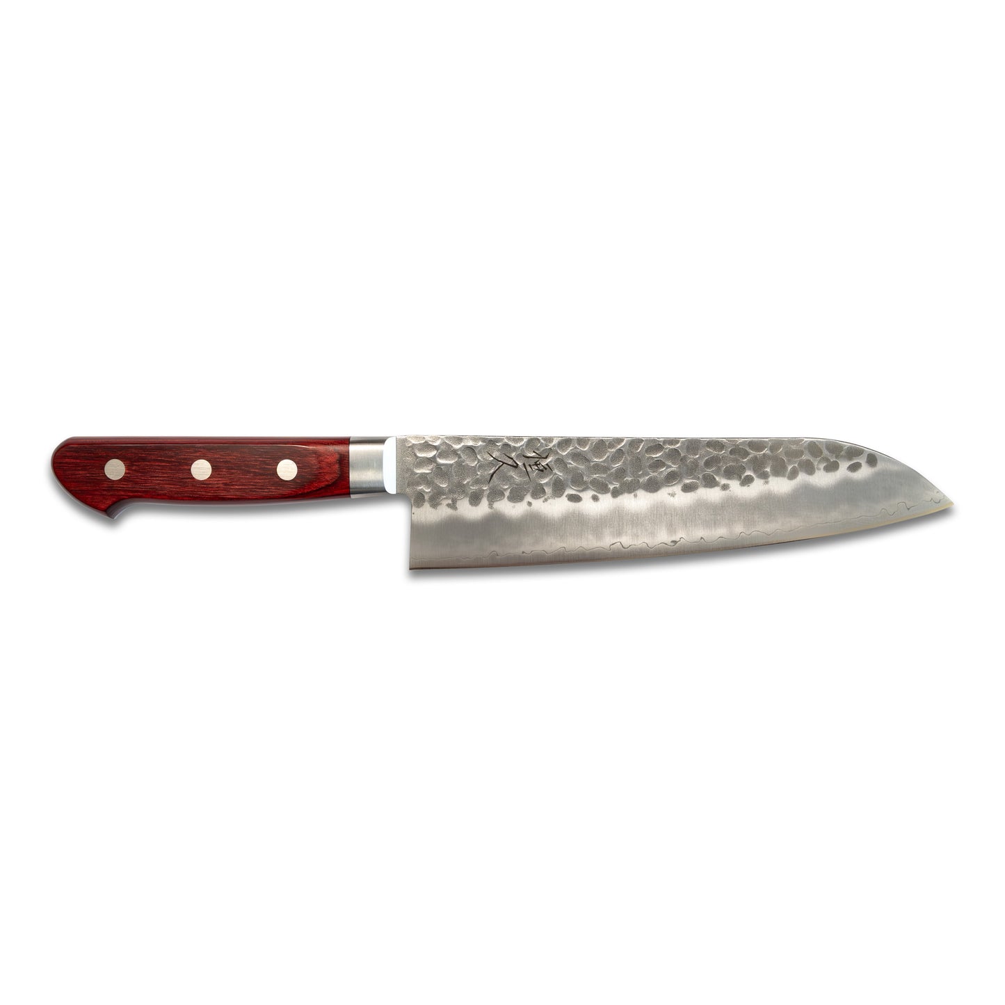 Tsunehisa Tsuchime Santoku 180 mm (Red Handle)