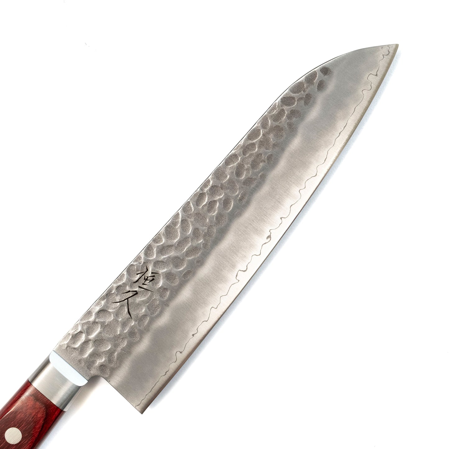 Tsunehisa Tsuchime Santoku 180 mm (Red Handle)
