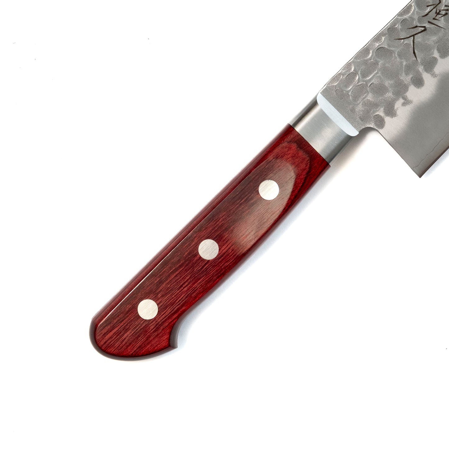Tsunehisa Tsuchime Santoku 180 mm (Red Handle)