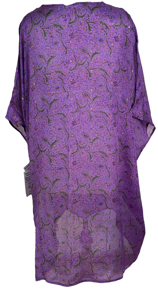 PRC6425 Avatar Pure Silk Midi Length Kaftan