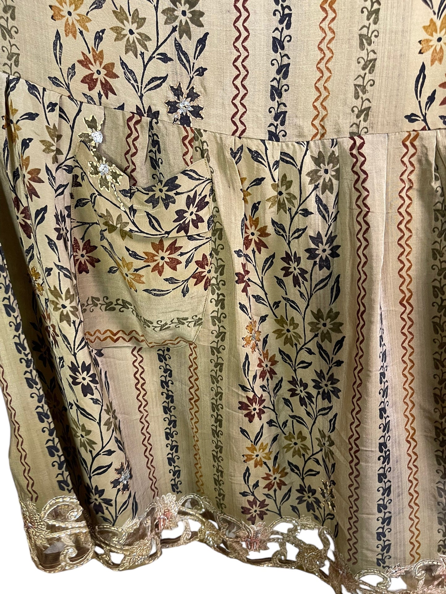 PRC3800 Avatar Pure Silk Boxy Babydoll Dress