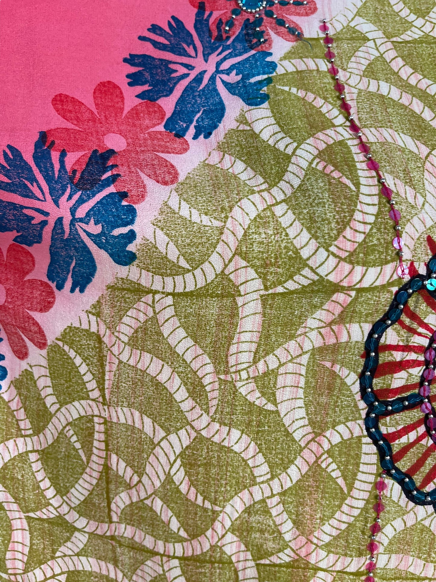 PRC6155 Avatar Pure Silk Boxy Top