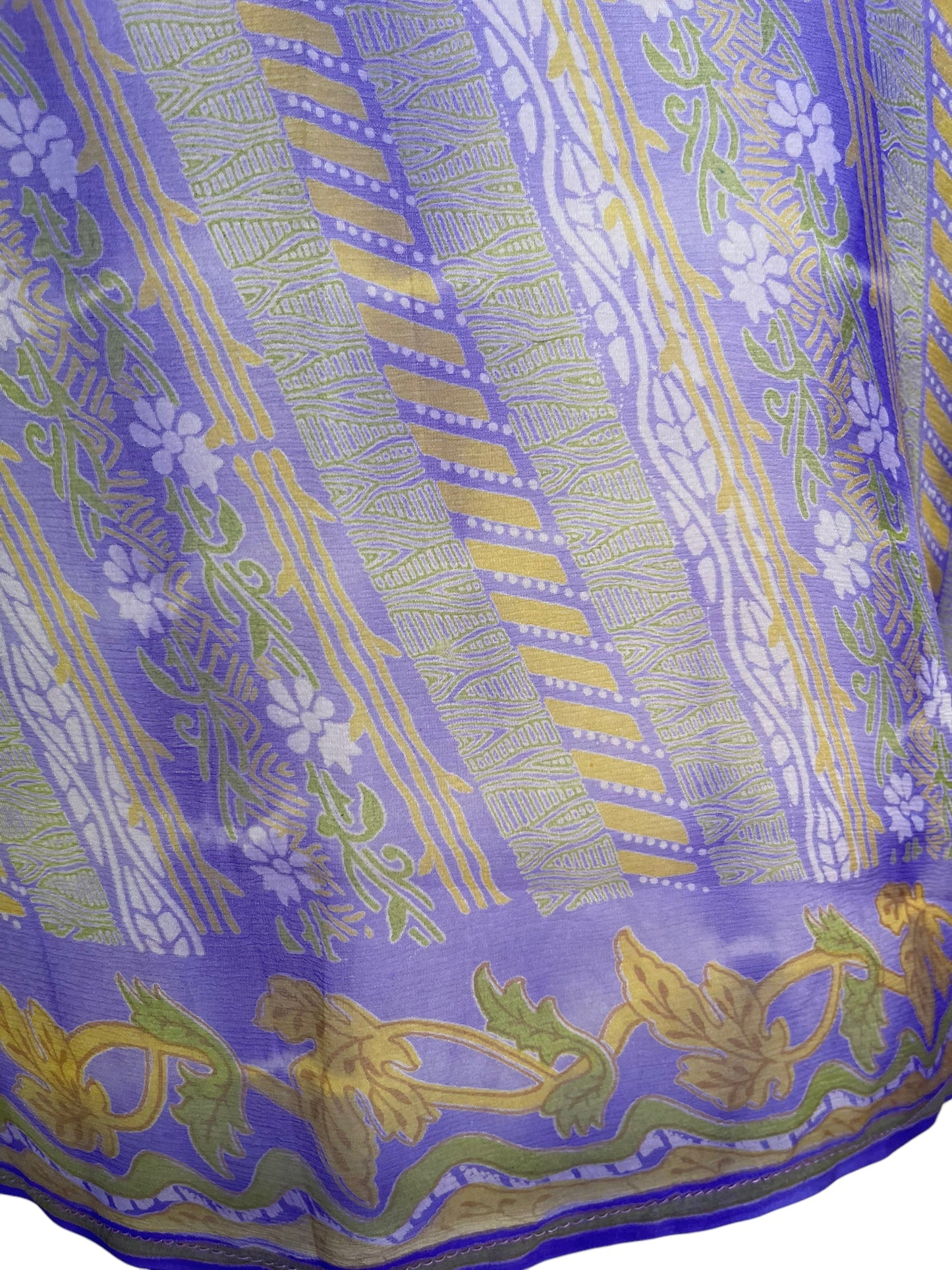 PCH6406 Very Sheer Chiffon Avatar Pure Silk Boxy Top