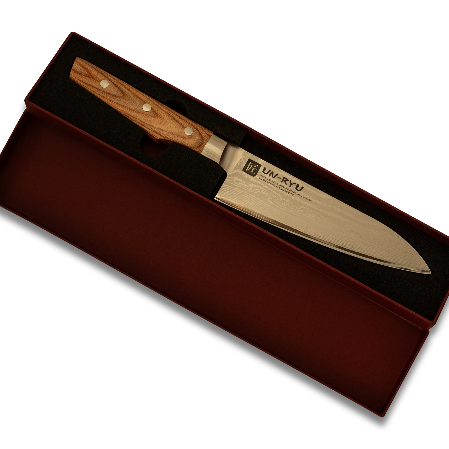 Un‑Ryu VG‑10 33‑Layer 170 mm Santoku Knife