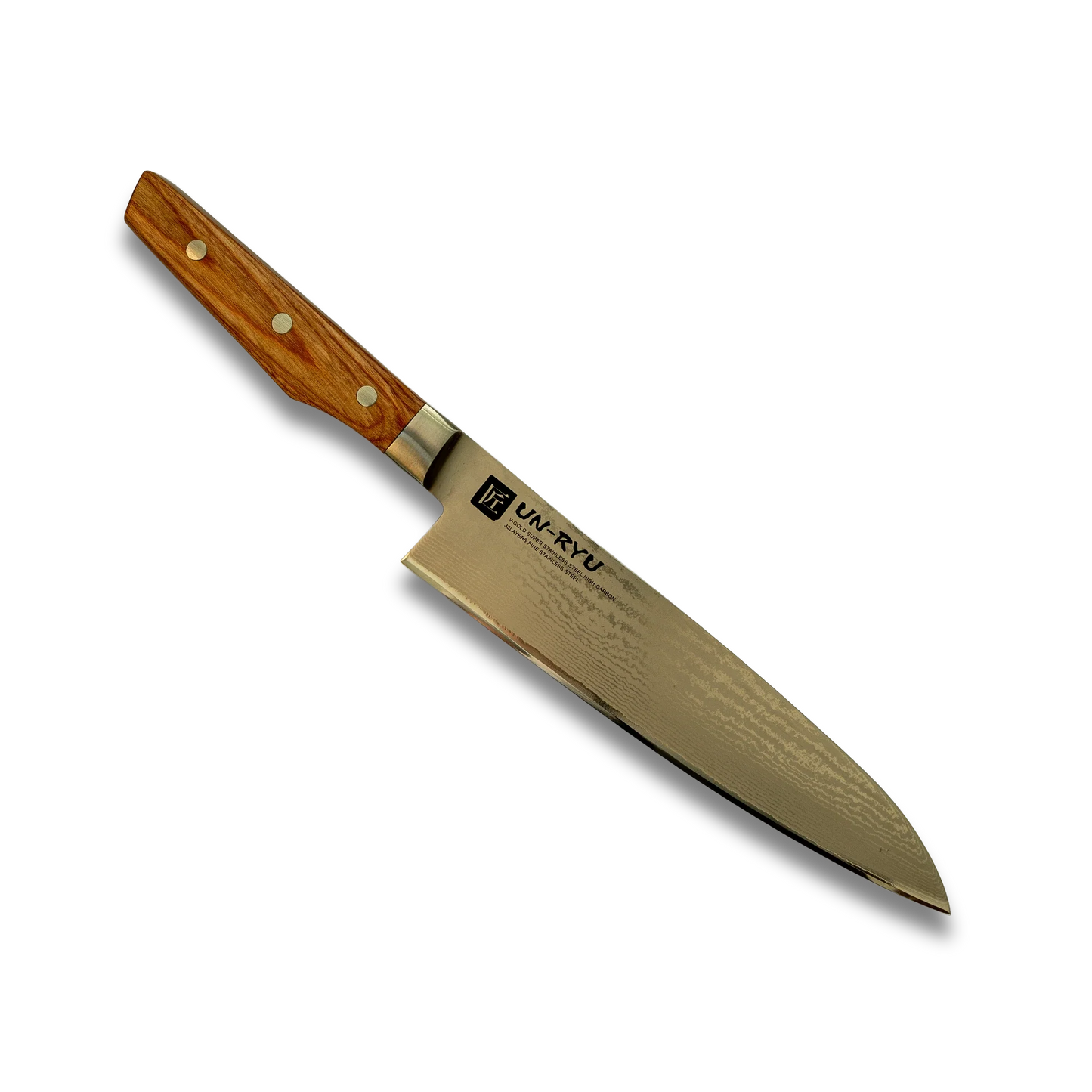Un‑Ryu VG‑10 33‑Layer 210 mm Gyuto Knife