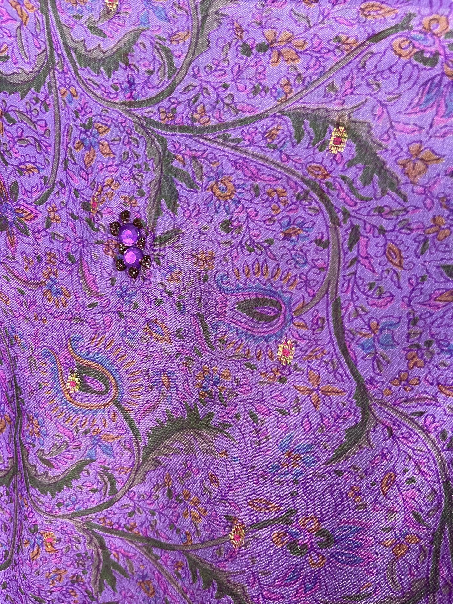 PRC6425 Avatar Pure Silk Midi Length Kaftan