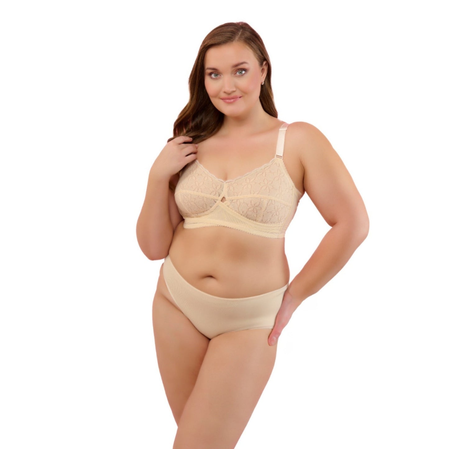 Full-Coverage Lace Bra