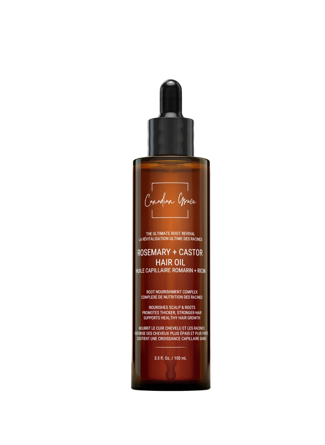 Canadian Grace Rosemary + Castor Hair Oil  - The Ultimate Root Revival For Scalp Activation & Growth Support