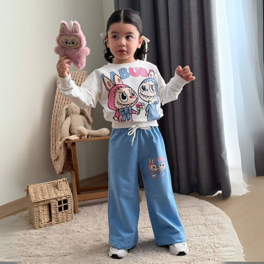 La-Bu-Bu Friends Girls Casual Set