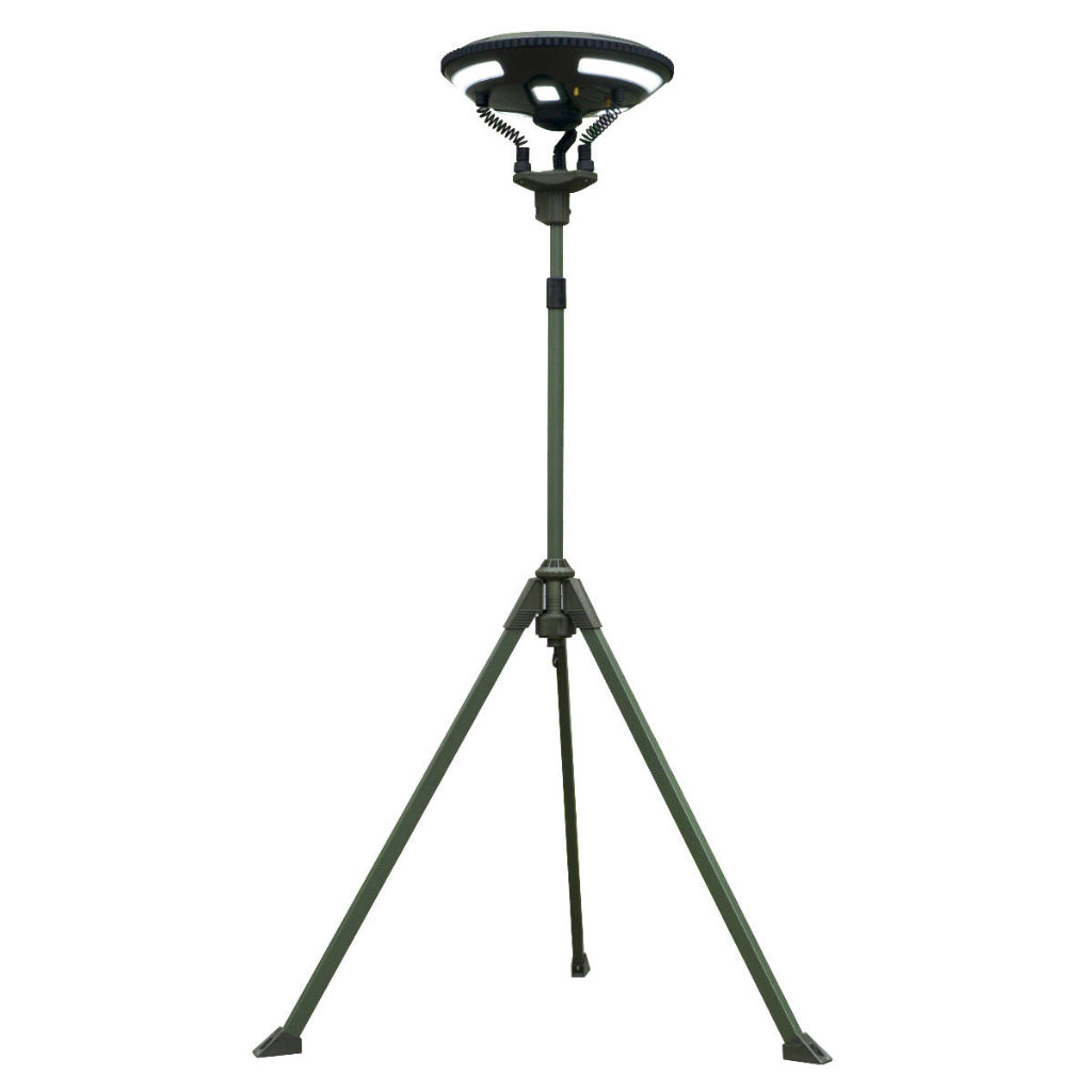 TRU De-LIGHT Singing Music Solar LED Light - Strong BT Speaker/Main Light+3 Detachable Multi Mode Lights/Tripod+Carry Bag