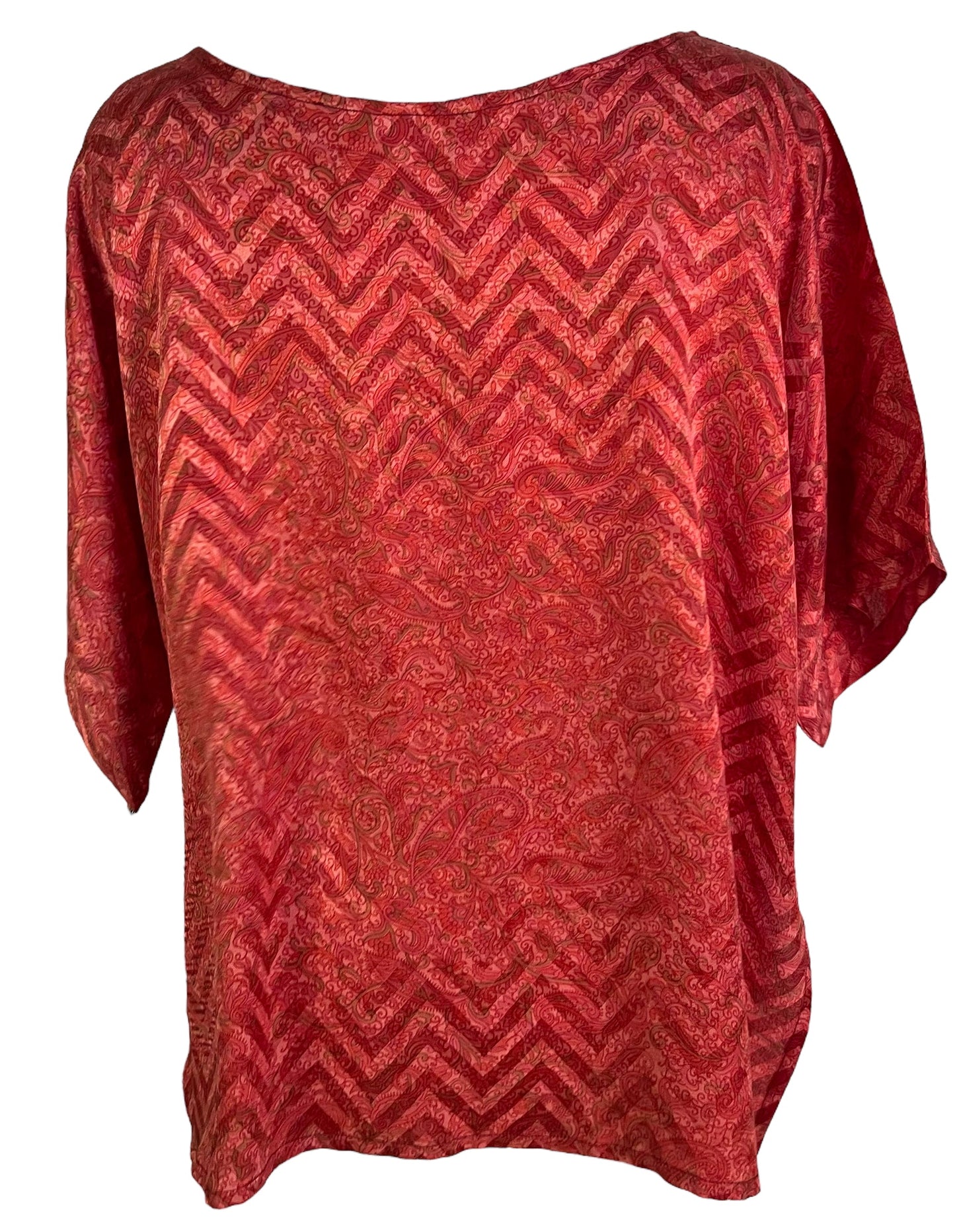 PRC6490 Avatar Pure Silk Side Slit Top