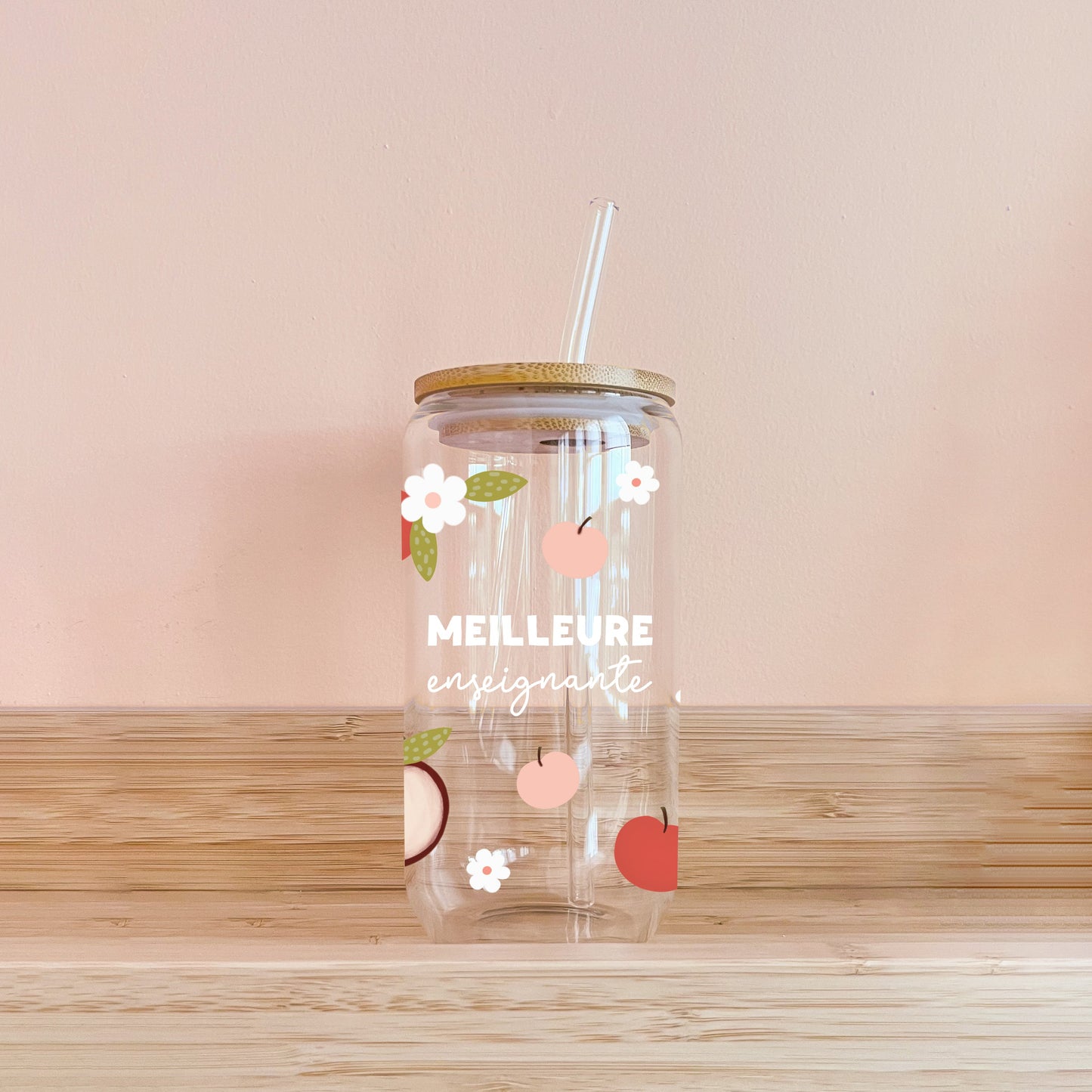 Verre - meilleure enseignante pommes