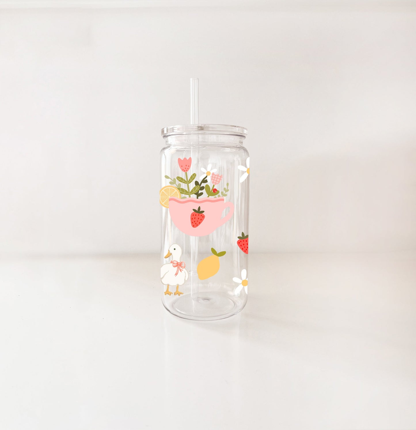 Verre en plastique 16oz - PRINTEMPS