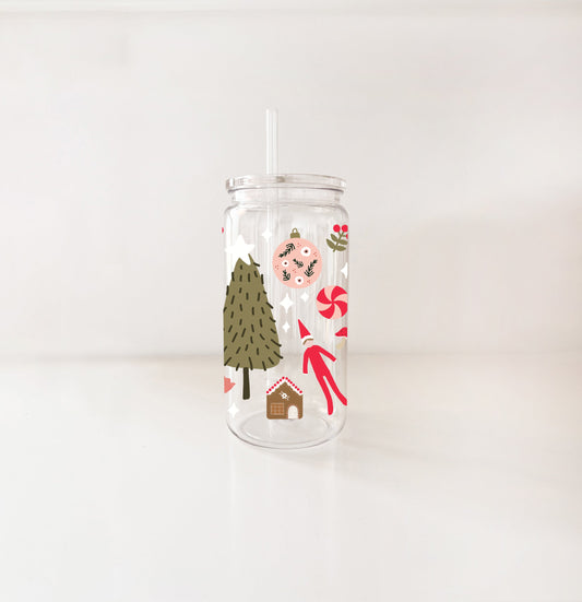 Verre en plastique 16oz - Réveillon