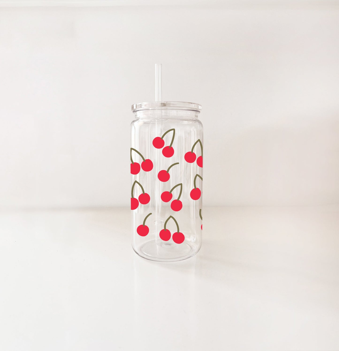 Verre en plastique 16oz - St-Valentin