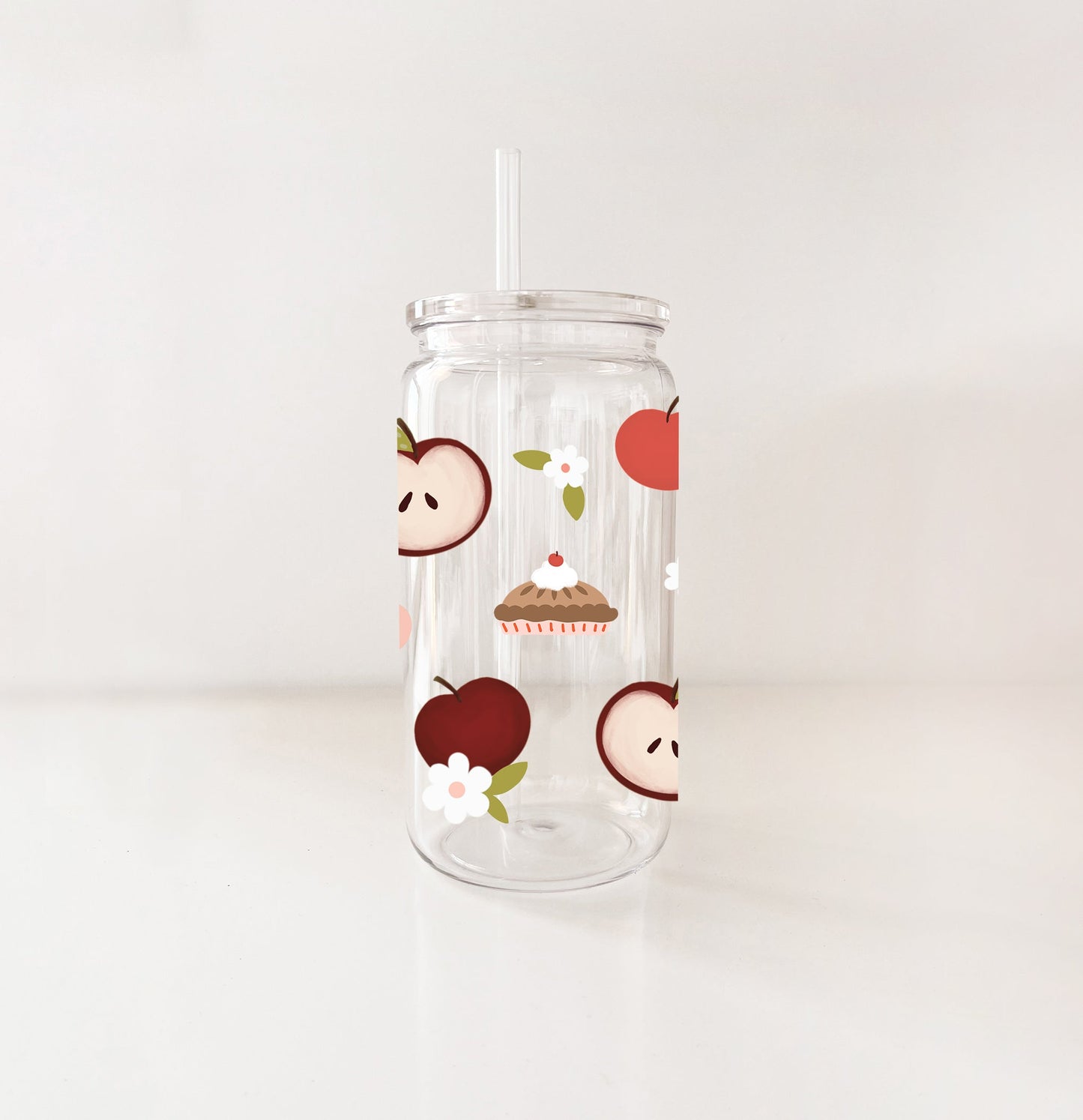 Verre en plastique - Tarte aux pommes