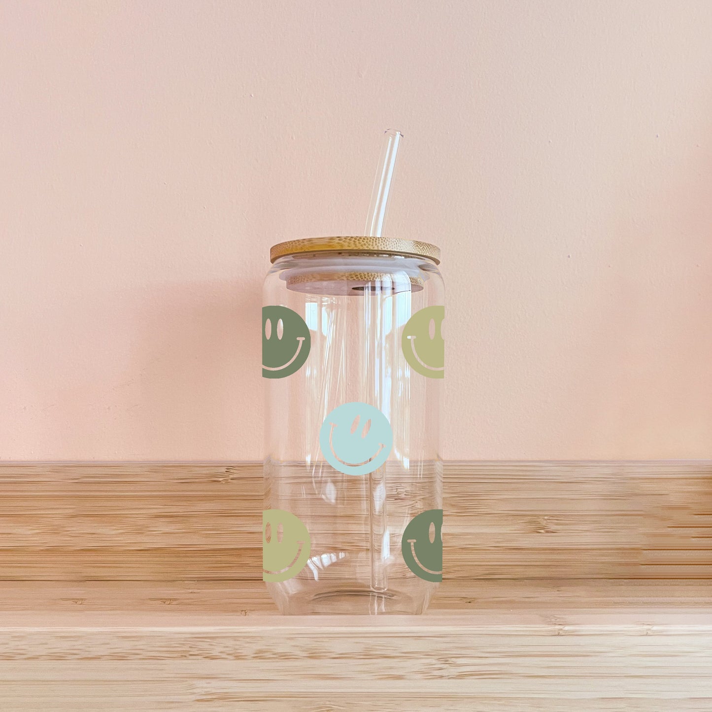 Verre boho - Smiley sauge