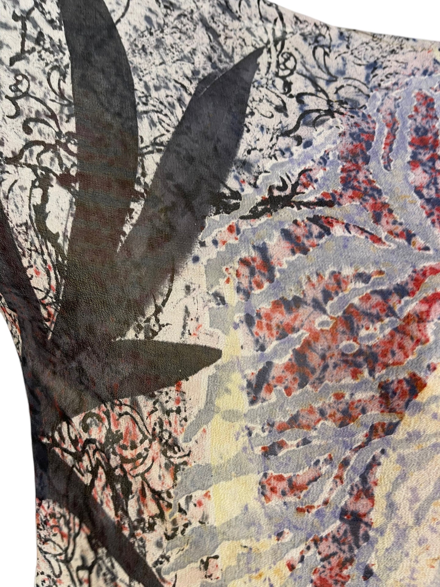 PRG6145 Sheer Avatar Pure Silk Boxy Top