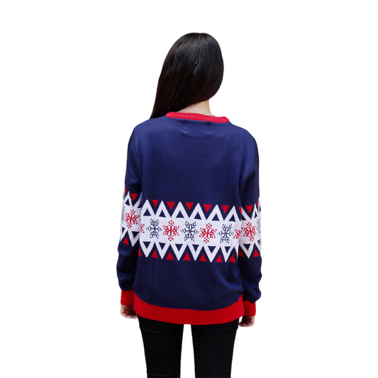 Vintage Laughing Santa  Sweater