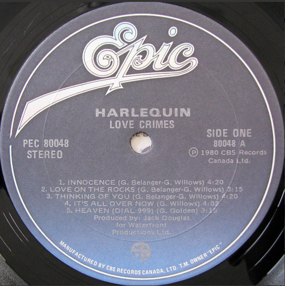 Harlequin - Love Crimes - 1980 Original!