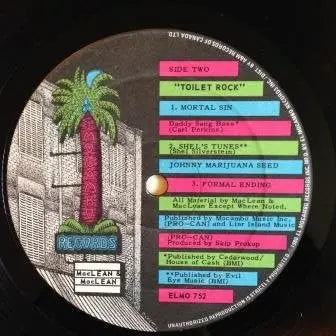 Maclean & Maclean – Toilet Rock - 1980 Original