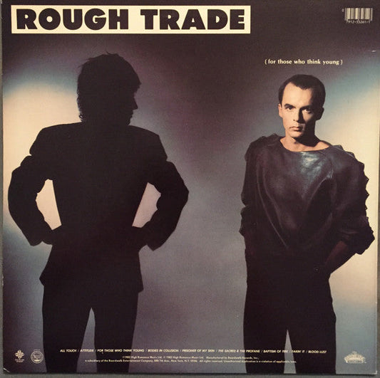 Rough Trade – Pour ceux qui pensent jeune - Pressage américain 1982 !