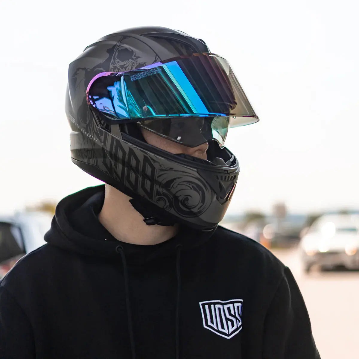 Voss 580 Matte Two Tone Apocalypse Helmet