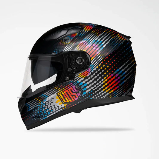 Voss 988 Moto-1 Metal Fractal Helmet