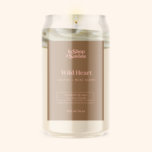 Chandelle de soya 16 oz - Wild Heart
