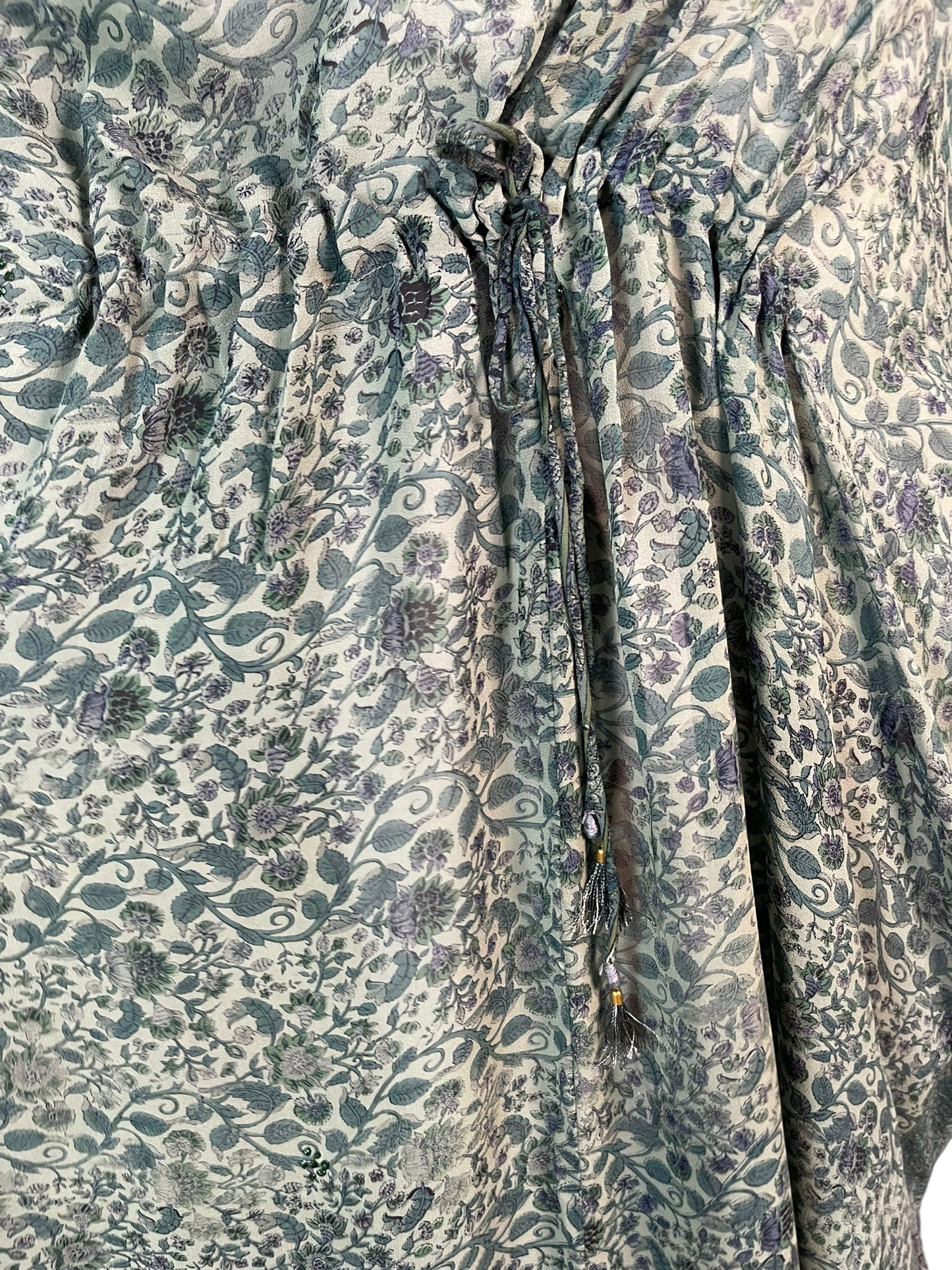 PRG6377 Sheer Avatar Pure Silk Maxi Kaftan