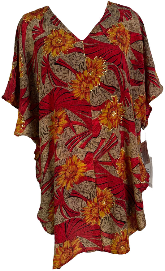 PRC6688 Avatar Pure Silk Waterfall Top