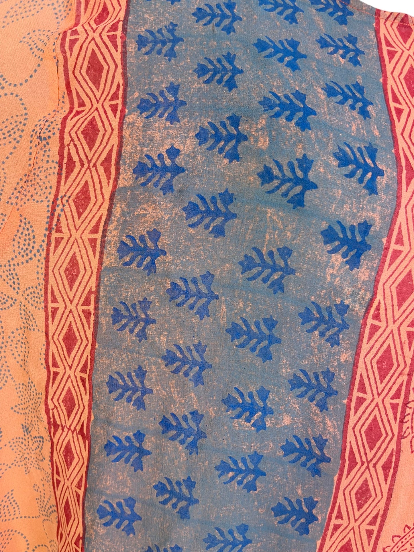 PRG6034 Sheer Avatar Pure Silk Self Pocket Tunic Dress