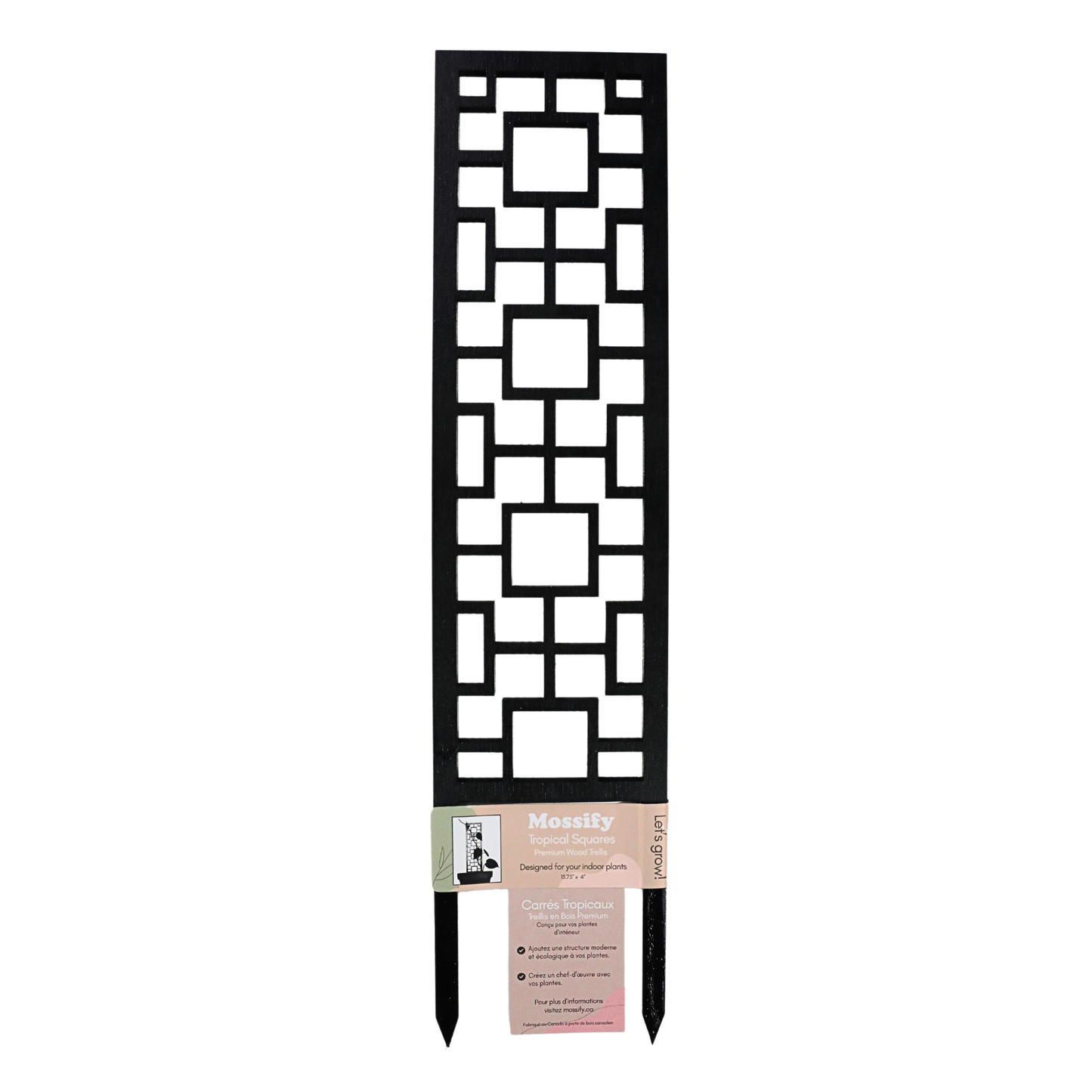 Tropical Squares Wooden Trellis