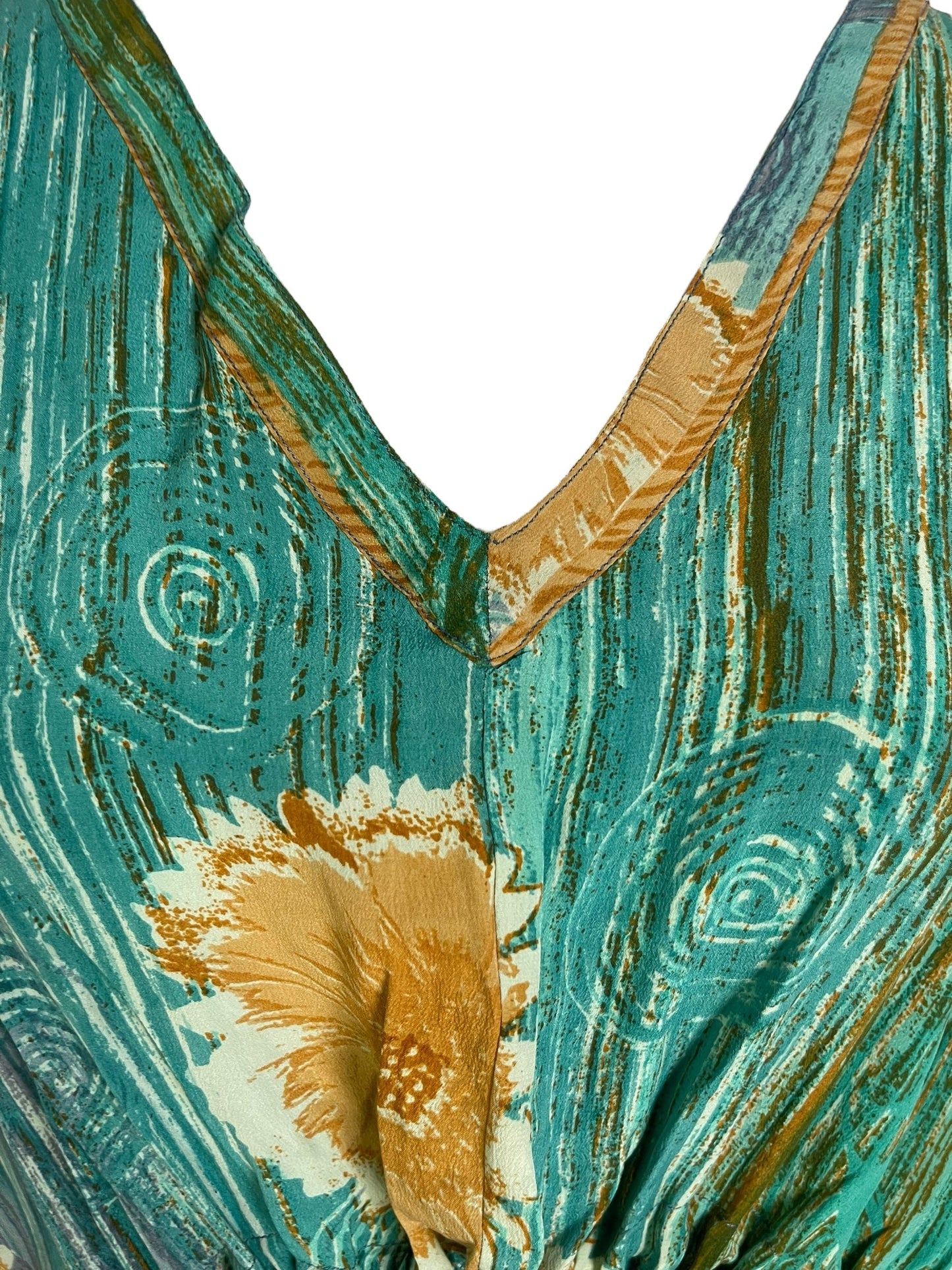 PRC6774 Avatar Pure Silk Maxi Kaftan