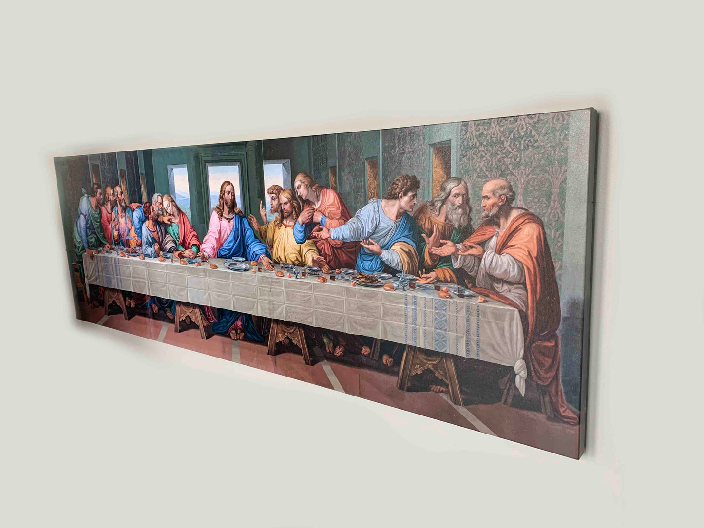 Last Supper Canvas- Wall Art- RGB varnish Canvas Print