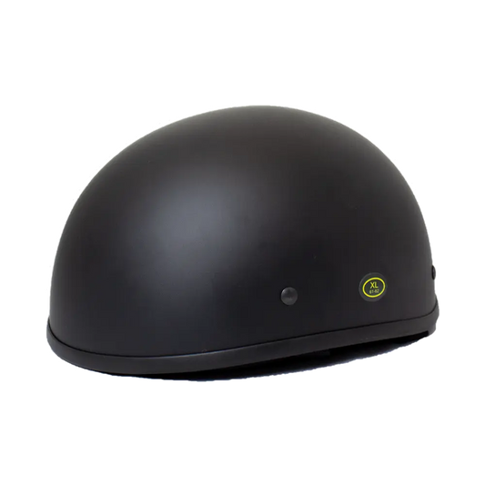 West Coast Leather Beanie Motorcycle Half Helmet