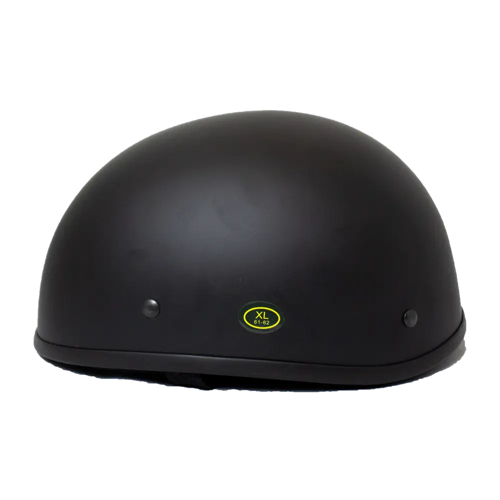 West Coast Leather Beanie Motorcycle Half Helmet