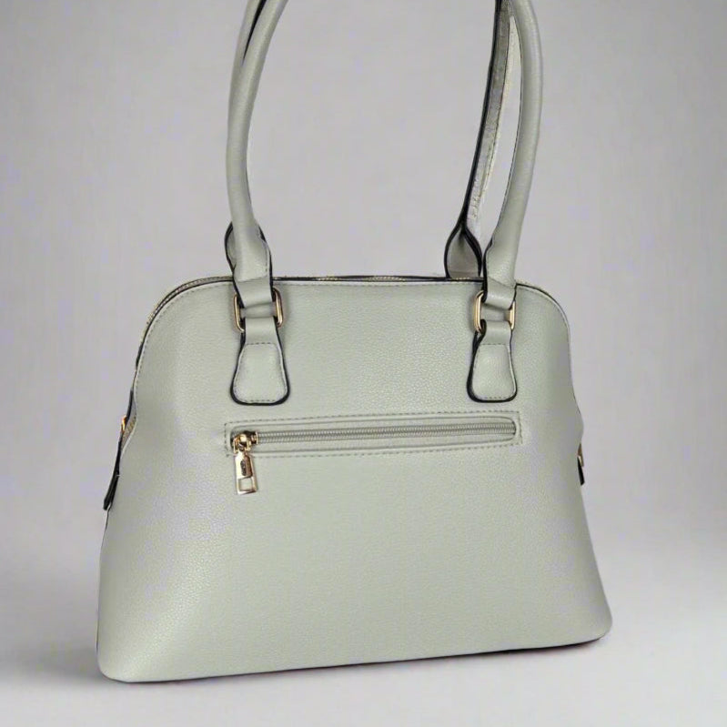 Temptation Italy Faux Leather 2-Handle Bag with Floral Design