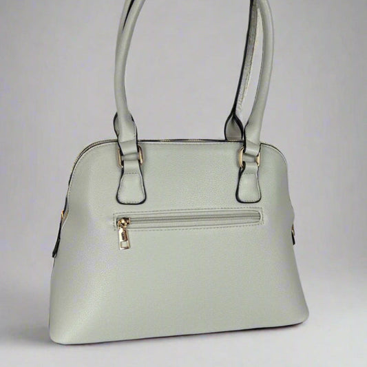 Temptation Italy Faux Leather 2-Handle Bag with Floral Design