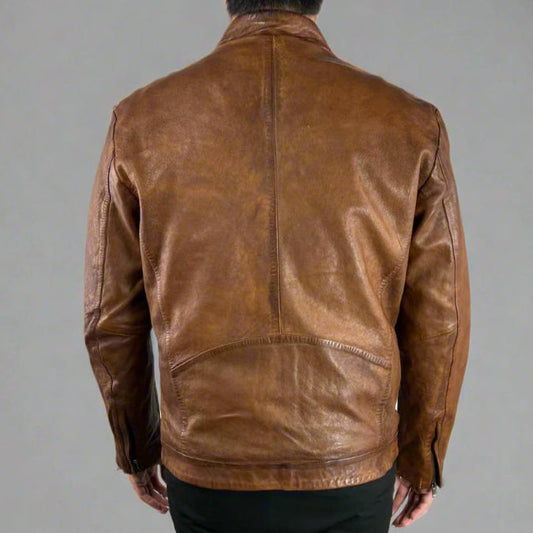 Men's Classic Sheep Leather Jacket