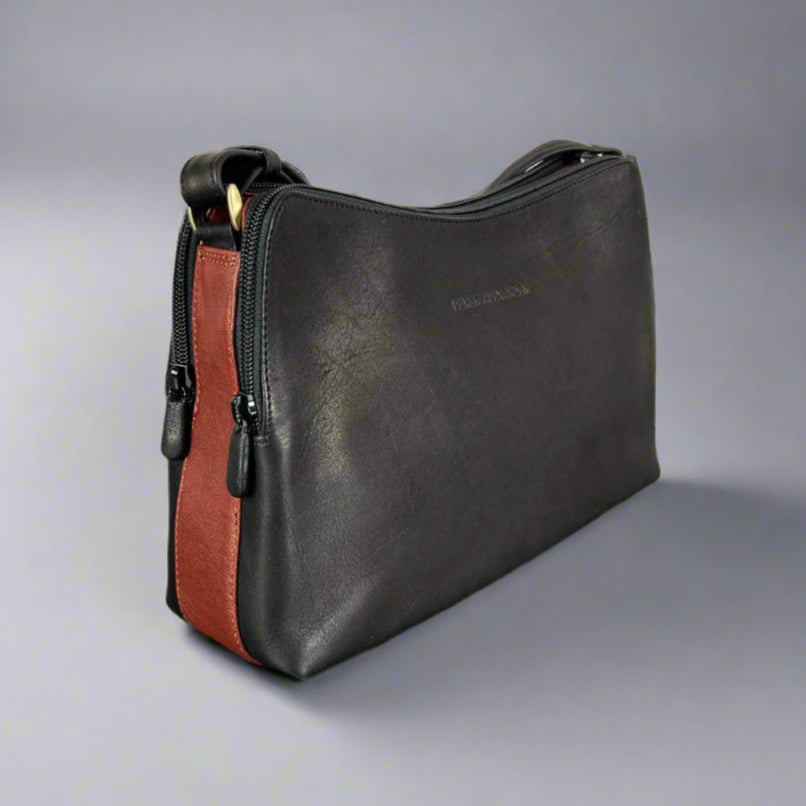 Derek Alexander Leather Crossbody Bag