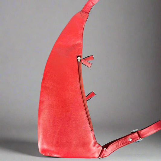 JBG International Leather Sling Body Bag. Premium Crossbody Bag for Modern Urban Carry