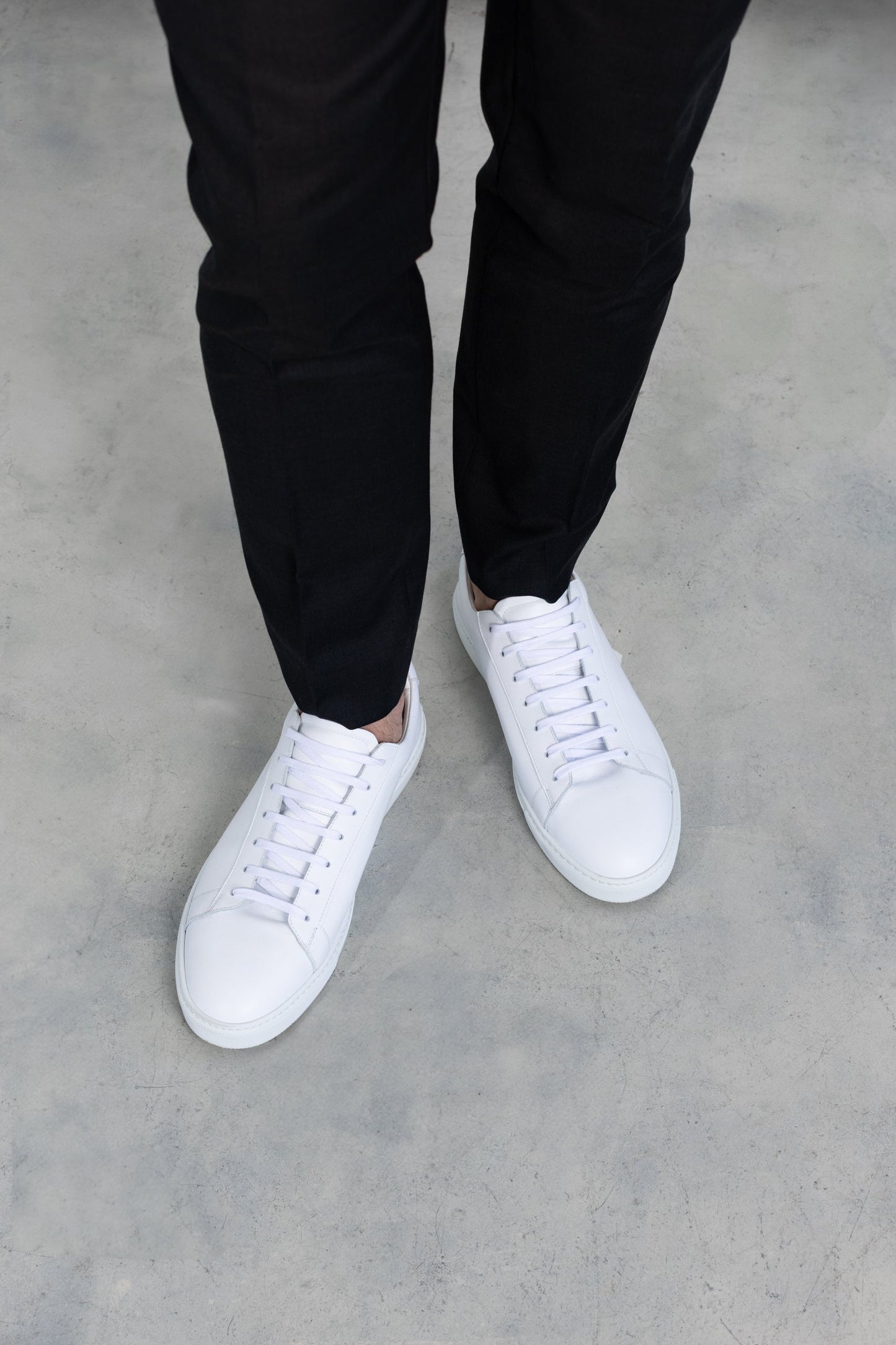White Calfskin Città Sneaker