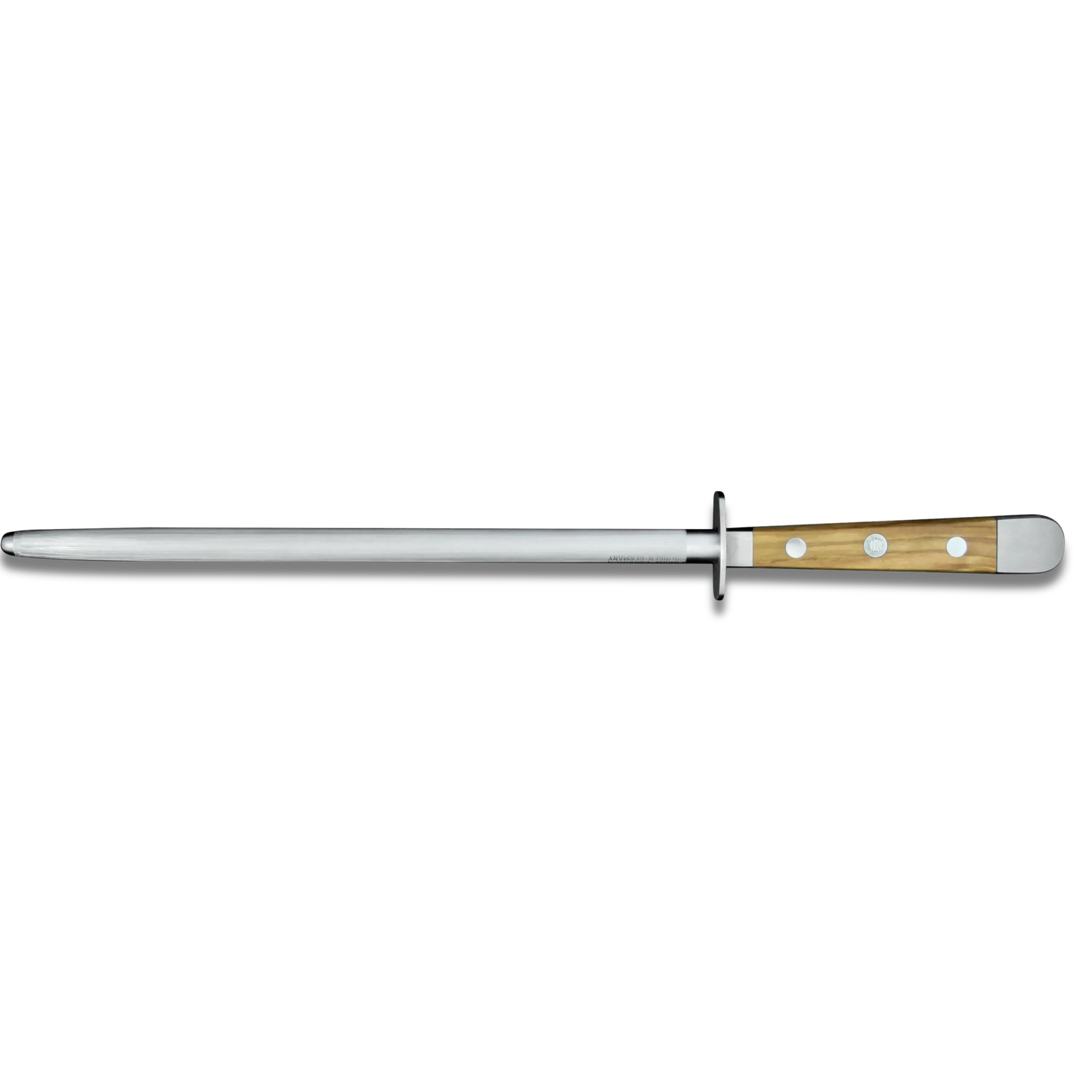 ALPHA OLIVE | Sharpening Steel 10" | Forged Steel / Olive Wood handle