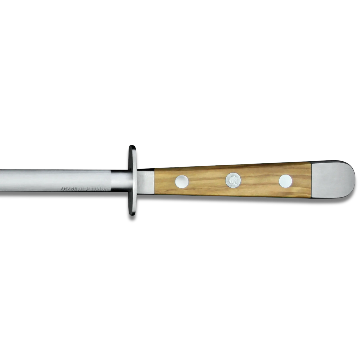 ALPHA OLIVE | Sharpening Steel 10" | Forged Steel / Olive Wood handle