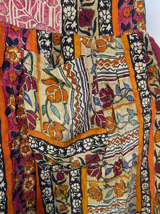 PRC7203 Avatar Pure Silk Boxy Babydoll Dress